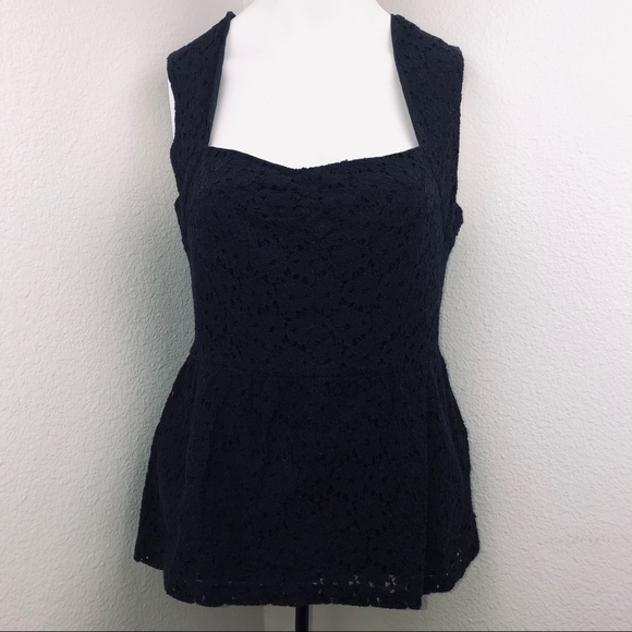Anthropologie Tops - Anthropology Girls from Savoy Black peplum Top Anthropologie Tops - Anthropology Girls from Savoy Black peplum Top